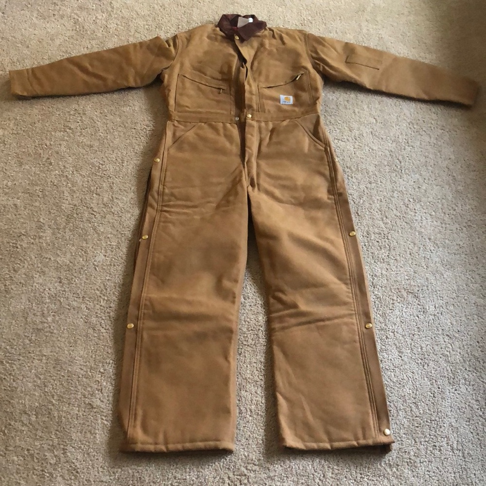 BNWOT insulated quilt lined coveralls